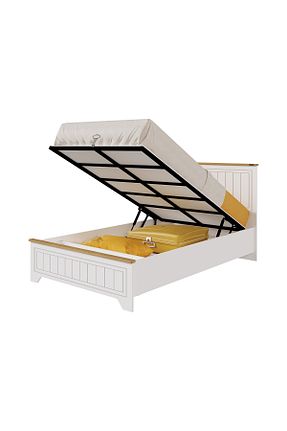 تختخواب جک دار سفید تکنفره Lajivert - کد 877719882