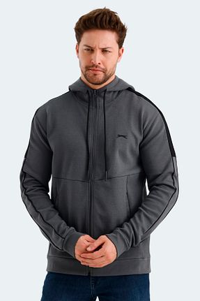 سوئیشرت اسپرت طوسی مردانه رگولار Slazenger - کد 875147676