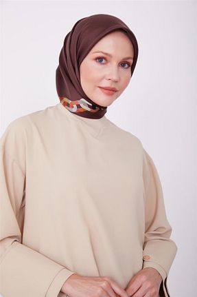 بلوز حجاب قهوه ای زنانه Relaxed Armine - کد 757955445