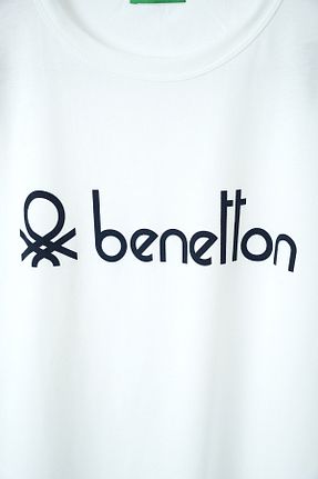 تیشرت سفید مردانه رگولار United Colors of Benetton - کد 875508282