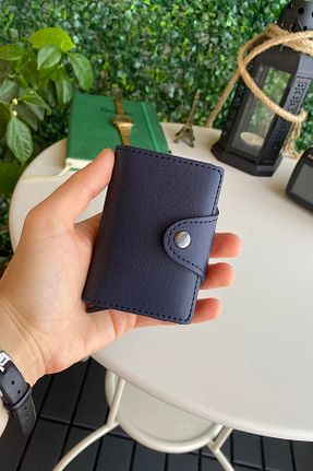 کیف پول سرمه ای مردانه ابعاد کوچک Modica - کد 34839267