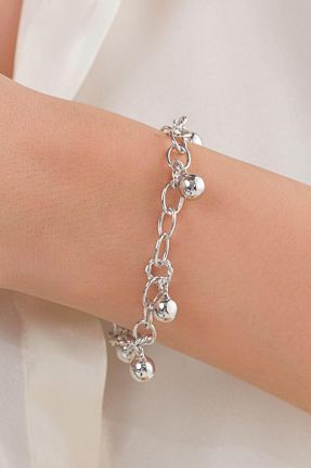 دستبند نقره رنگی زنانه 925 عیار Tmt Silver - کد 875646257
