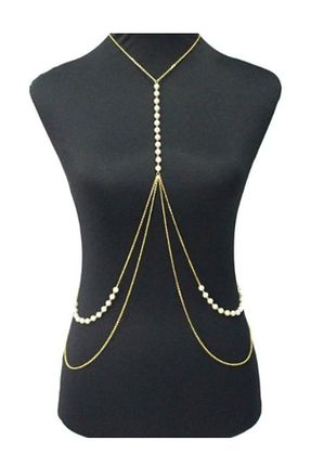 اکسسوری بدن طلائی زنانه فلزی MODAMAYS - کد 815868010