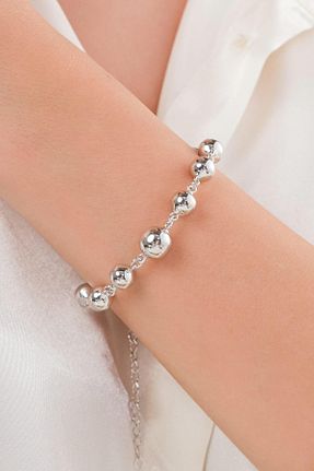 دستبند نقره زنانه 925 عیار Tmt Silver - کد 875671111