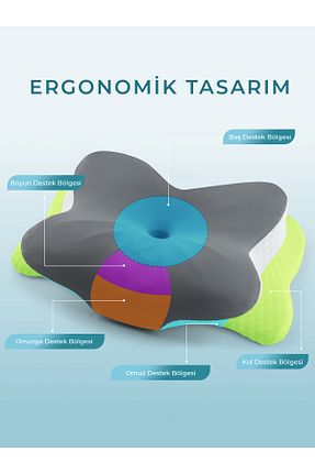 بالش طوسی Kapitone Terapise - کد 857547034