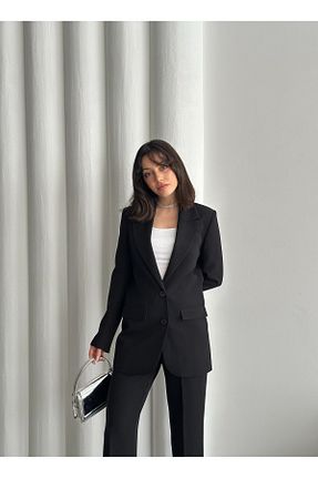 ست بالاتنه و پائین تنه مشکی زنانه بافتنی Vuntal BUTİK - کد 816944994