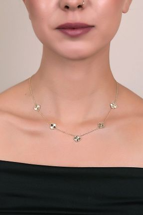 گردنبند طلا زرد زنانه 14 عیار Çelikoğlu Kuyumculuk - کد 875664337