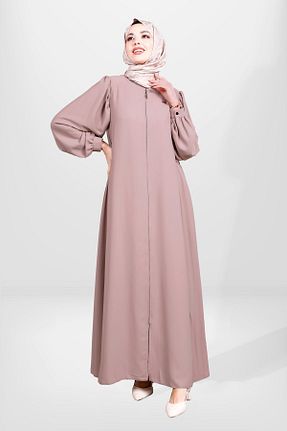 کلاه و ابایا صورتی زنانه پلی استر Beyza - کد 875675275