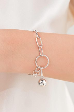 دستبند نقره زنانه 925 عیار Tmt Silver - کد 875684929