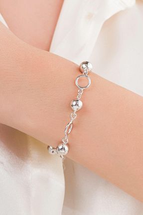 دستبند نقره زنانه 925 عیار Tmt Silver - کد 875681214