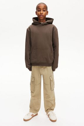 شلوار جین بژ بچه گانه پاچه لوله تفنگی H&M - کد 868753593