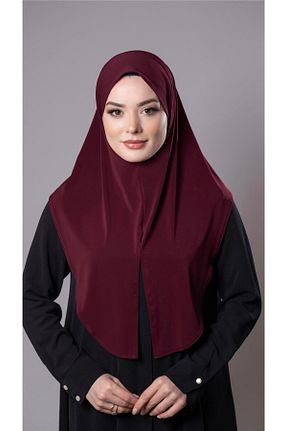 روسری زرشکی ساده HÜRREM BONE - کد 772200687