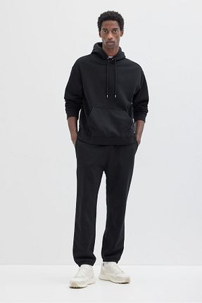 ست بالاتنه و پائین تنه مشکی مردانه پنبه ای H&M - کد 858710903