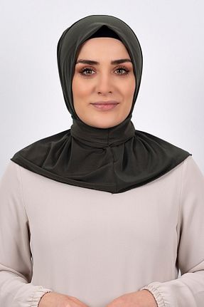 روسری خاکی ساده HÜRREM BONE - کد 208526593