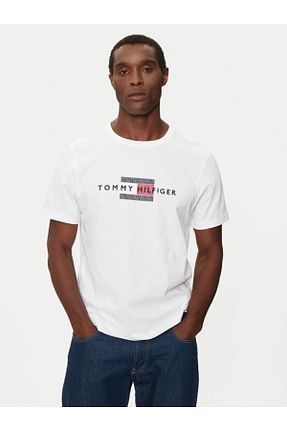 تیشرت طلائی مردانه اورسایز Tommy Hilfiger - کد 871309958