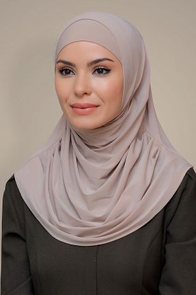 روسری بژ ساده HÜRREM BONE - کد 208525568
