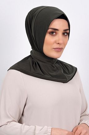 روسری خاکی ساده HÜRREM BONE - کد 208526593