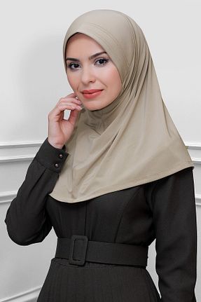 روسری بژ ساده HÜRREM BONE - کد 208525357
