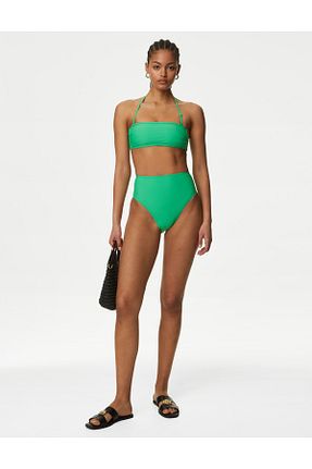 پائین تنه بیکینی سبز زنانه ساده Marks & Spencer - کد 835580794