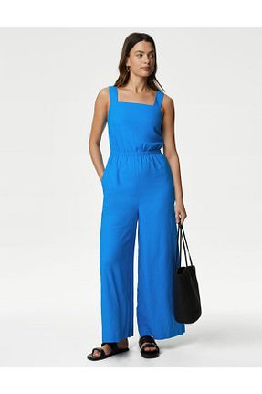 سرهمی آبی زنانه بند دار Marks & Spencer - کد 831472920