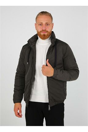 کاپشن خاکی مردانه رگولار Brango - کد 875725698