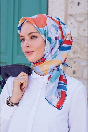 روسری آبی İpek Tivil Belli - کد 875769183
