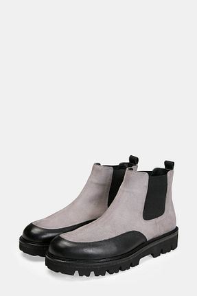 بوت / نیم بوت طوسی مردانه جیر W Collection - کد 859525340