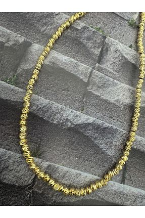 گردنبند استیل ( فولاد ) طلائی استیل (فولاد) CT STONES - کد 875785382