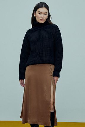 پلیور مشکی زنانه ساده W Collection - کد 366836525