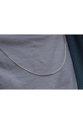 گردنبند نقره طوسی زنانه 925 عیار CMT - کد 875804219