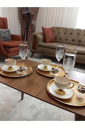 لیوان طلائی شیشه P H Panayır Home - کد 805375350