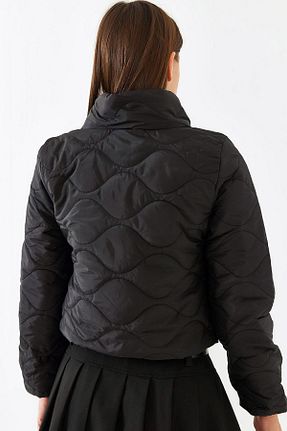 کاپشن مشکی زنانه پلی استر CoolLook - کد 875844306