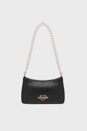 کیف دوشی مشکی زنانه چرم مصنوعی Love Moschino - کد 875849630