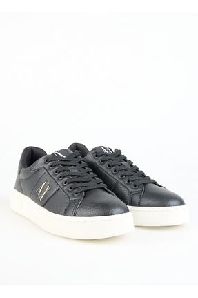 کفش اسنیکر مشکی زنانه بند دار Armani Exchange - کد 875882574