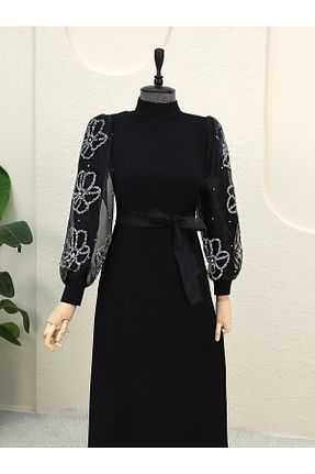 لباس حجاب مشکی زنانه رگولار Modamorfo - کد 854533378