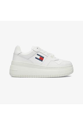 کفش اسنیکر طلائی زنانه بند دار Tommy Hilfiger - کد 783944846