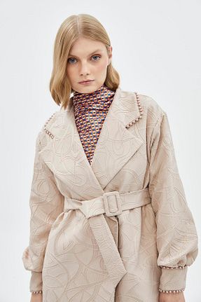ترنچکت طوسی زنانه Zühre - کد 875897636