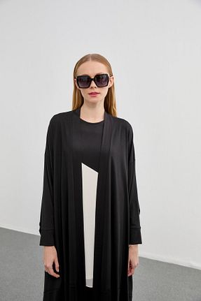 ست بالاتنه و پائین تنه مشکی زنانه بافتنی Zühre - کد 823661458