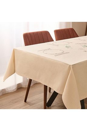 رومیزی بژ پنبه ای Evidea - کد 875901451