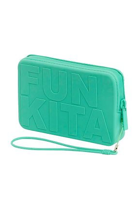 کیف پورتفوی و کلاچ سبز زنانه Funkita - کد 875896788