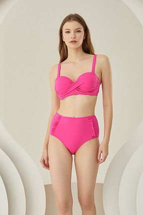 بالاتنه بیکینی زرشکی زنانه ساده Loya - کد 828060381