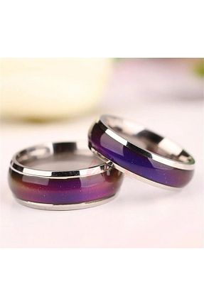 انگشتر جواهر رنگی زنانه تیتانیوم mehbek - کد 875930304