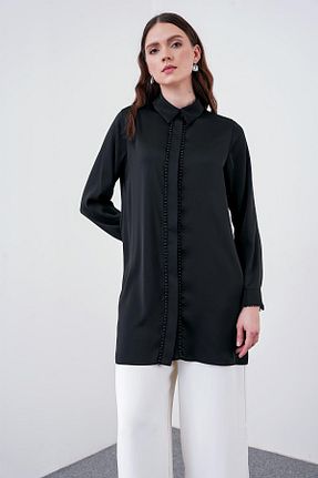 تونیک مشکی زنانه بافتنی Zühre - کد 834266259