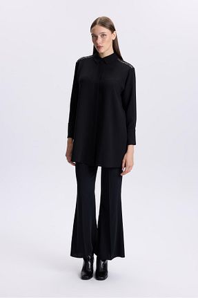 تونیک حجاب مشکی زنانه پلی استر Zühre - کد 870213491
