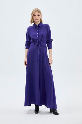 لباس حجاب بنفش زنانه رگولار Zühre - کد 870227129