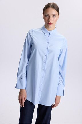 تونیک آبی زنانه بافتنی Zühre - کد 875928707