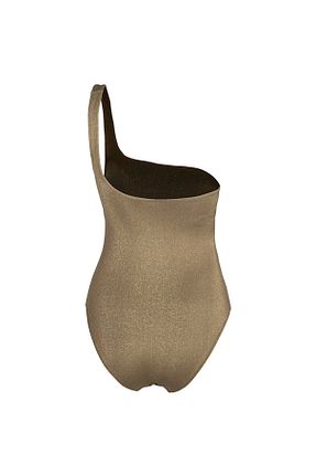 مایو طلائی زنانه ساده Beauty Omelette - کد 791862970