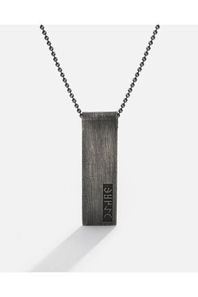 گردنبند نقره مشکی مردانه 925 عیار MEKS JEWELS - کد 875959121