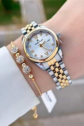 ساعت مچی طلائی زنانه 26-30 میلی متر Daniel Klein - کد 875958237