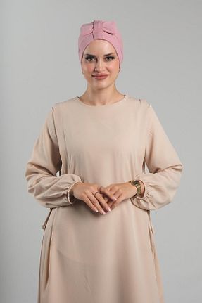 کلاه شنای حجاب صورتی زنانه HÜRREM BONE - کد 875966008